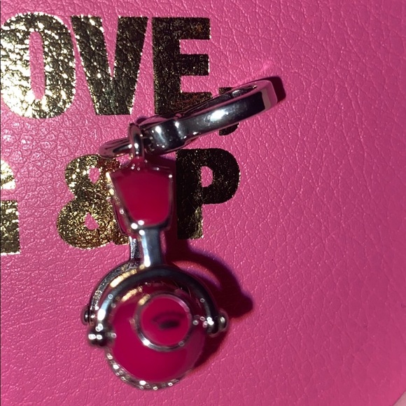 Juicy Couture Pink Pave Headphones charm - Picture 4 of 9